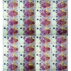 0 евро 2018 год UNC Чемпионат мира по футболу 2018 Все страны участники Набор из 32 сувенирных банкнот