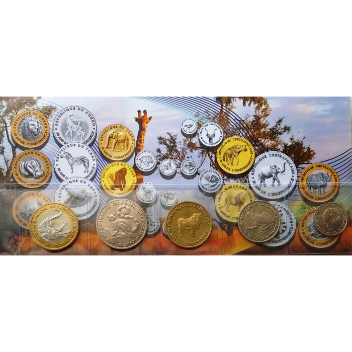 Камерун 50 100 250 500 1000 франков 2020 год UNC UC# 100-104