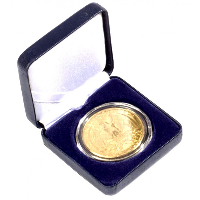 Коробка Leuchtturm Nobile 46, на 1 ячейку, цвет синий, #344944