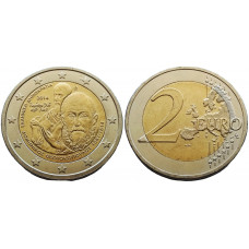 Греция 2 евро 2014 год UNC KM# 259 400 лет со дня смерти Эль Греко (Доменикос Теотокопулос)