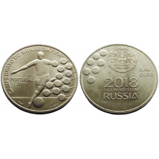 Португалия 2 1/2 евро 2018 год UNC KM# 888 Чемпионат мира по футболу 2018, Россия