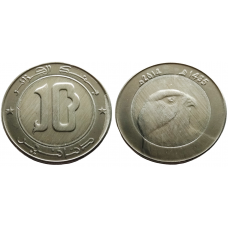 Алжир 10 динаров 2014 год UNC KM# 124