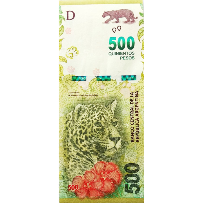 Аргентина 500 песо 2019 год UNC P-365c 