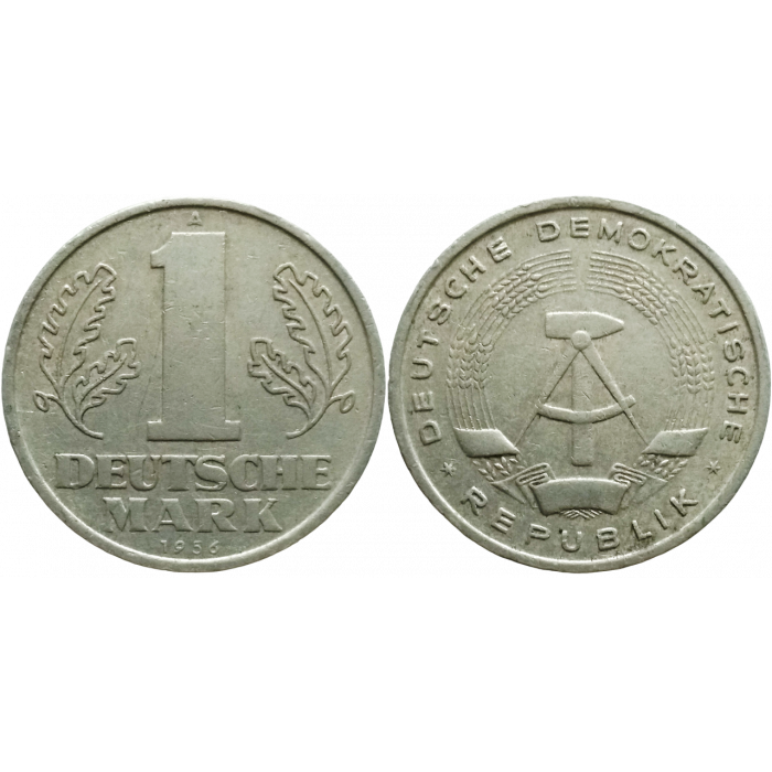 Германия - ГДР 1 марка 1956 год KM# 13