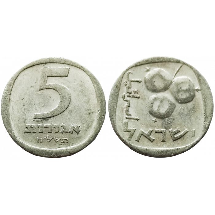 Израиль 5 агорот 1978 год KM# 25b