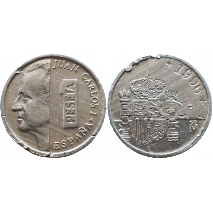 Испания 1 песета 1996 год KM# 832