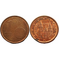 Испания 1 евроцент 2003 год KM# 1040
