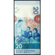 Гонконг 20 долларов 2018 год UNC P-302a (Standard Chartered Bank)