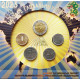 Россия 1 2 5 10 рублей 2023 год UNC На заре глобальных перемен Набор 4 монеты с жетоном в сувенирном буклете