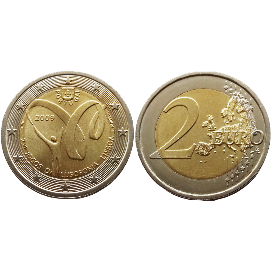 2 Euro Portugal 2009, KM# 786