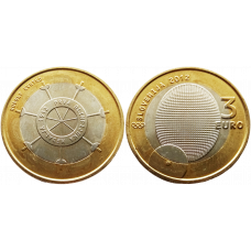 Словения 3 евро 2012 год UNC KM# 109 100 лет первой олимпийской медали Словении