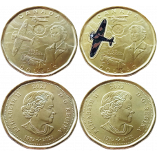 Канада 1 доллар 2023 год UNC Элси Макгилл Набор из 2 монет