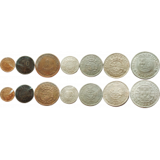 Мозамбик 20 50 сентаво 1 2,5 5 10 20 эскудо 1935-1974 год Набор из 7 монет