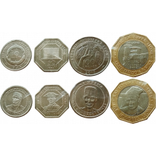 Сьерра-Леоне 10 50 100 500 леоне 1996-2017 год Набор из 4 монет