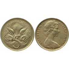 Австралия 5 центов 1967 год KM# 64