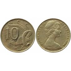 Австралия 10 центов 1968 год KM# 65