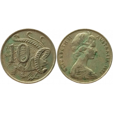 Австралия 10 центов 1971 год KM# 65