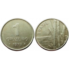 Бразилия 1 крузейро 1979 год KM# 590