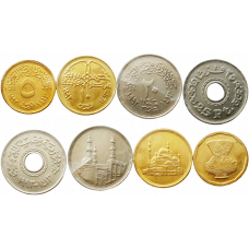 Египет 5 10 20 25 пиастров 1992-1993 год Набор из 4 монет