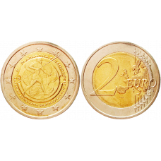 Греция 2 евро 2010 год UNC KM# 236 2500 лет Марафонской битве