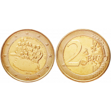 Мальта 2 евро 2013 год UNC KM# 149 Собственное правительство 1921