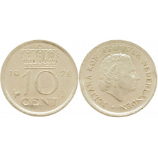 Нидерланды 10 центов 1978 год KM# 182