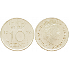 Нидерланды 10 центов 1979 год KM# 182