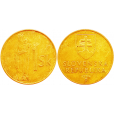 Словакия 1 крона 1994 год KM# 12