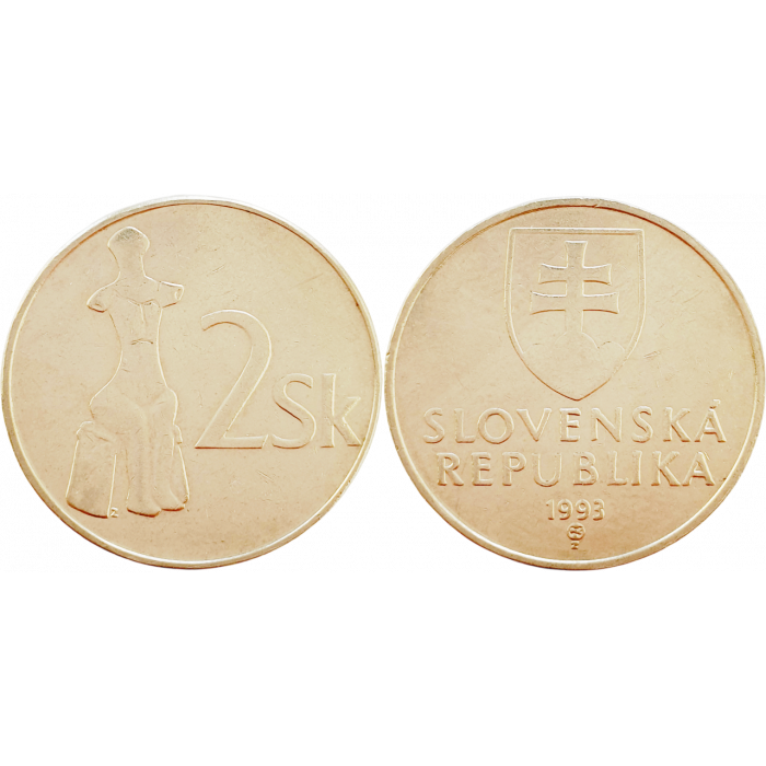 Словакия 2 кроны 1993 год KM# 13