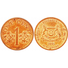 Сингапур 1 цент 1995 год KM# 98