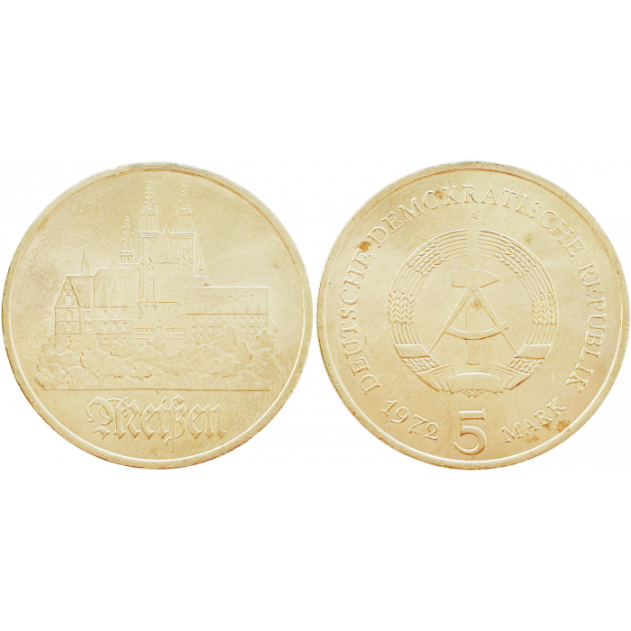 Германия - ГДР 5 марок 1972 год KM# 37 Город Мейсен