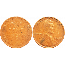США 1 цент 1947 год KM# A132 Wheat Penny, Линкольн
