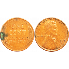 США 1 цент 1950 D год KM# A132 Wheat Penny, Линкольн
