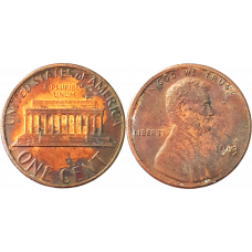 США 1 цент 1983 год KM# 201 Lincoln Cent