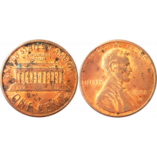 США 1 цент 1988 D год KM# 201 Lincoln Cent