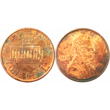 США 1 цент 1999 год KM# 201 Lincoln Cent