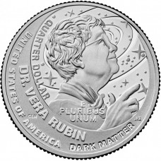 США 25 центов 2025 P год UNC №18 Американские женщины Доктор Вера Рубин