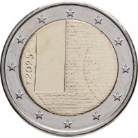 Финляндия 2 евро 2025 год UNC UC# 119 Дипломатия и внешняя политика