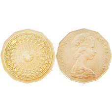 Австралия 50 центов 1977 год KM# 70 25 лет правлению Королевы Елизаветы II