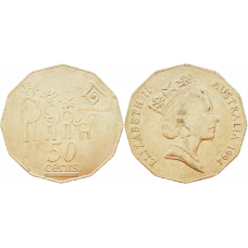 Австралия 50 центов 1994 год KM# 257 Международный год семьи