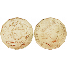 Австралия 50 центов 2005 год KM# 769 XVIII Игры Содружества