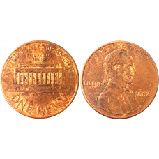 США 1 цент 2002 D год KM# 201 Lincoln Cent
