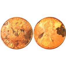 США 1 цент 2002 год KM# 201 Lincoln Cent