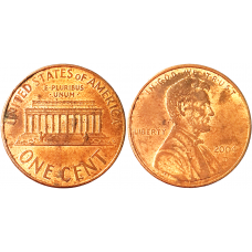 США 1 цент 2004 D год KM# 201 Lincoln Cent
