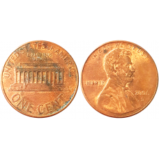 США 1 цент 2006 D год KM# 201 Lincoln Cent