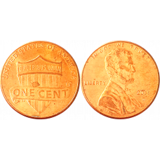 США 1 цент 2011 D год KM# 468 Lincoln Cent