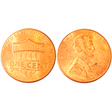 США 1 цент 2012 D год KM# 468 Lincoln Cent