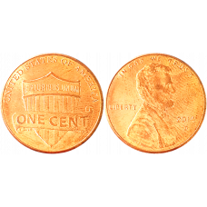 США 1 цент 2014 D год KM# 468 Lincoln Cent