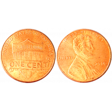 США 1 цент 2014 год KM# 468 Lincoln Cent