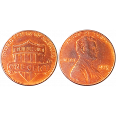 США 1 цент 2015 год KM# 468 Lincoln Cent